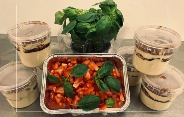 Bruschetta en Tiramisu